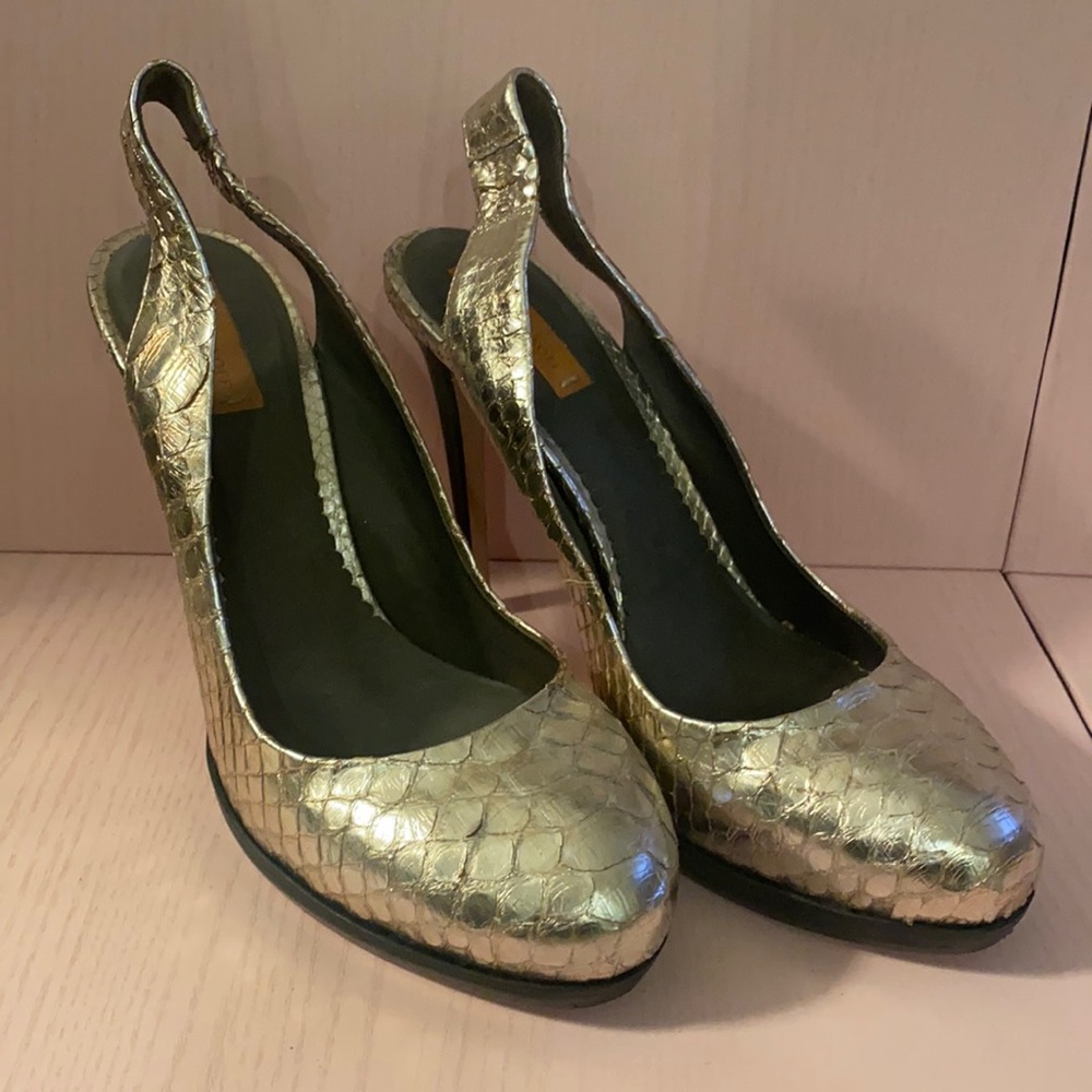 Reed Krakoff Exotic Slingback Pumps